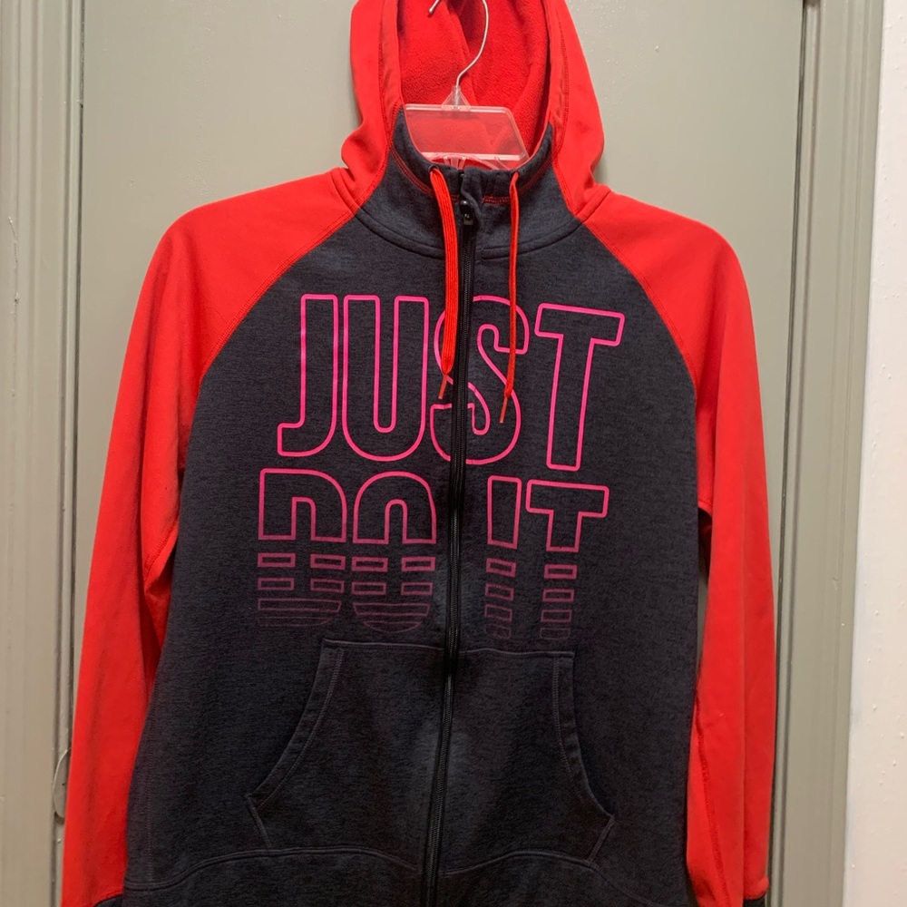 Nike Therma-FIT Women's Running Sweatshirt and Hoodie Light “Just Do It” EUC L - Picture 14 of 16